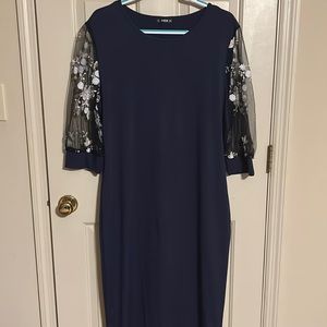Navy SHEIN maxi dress